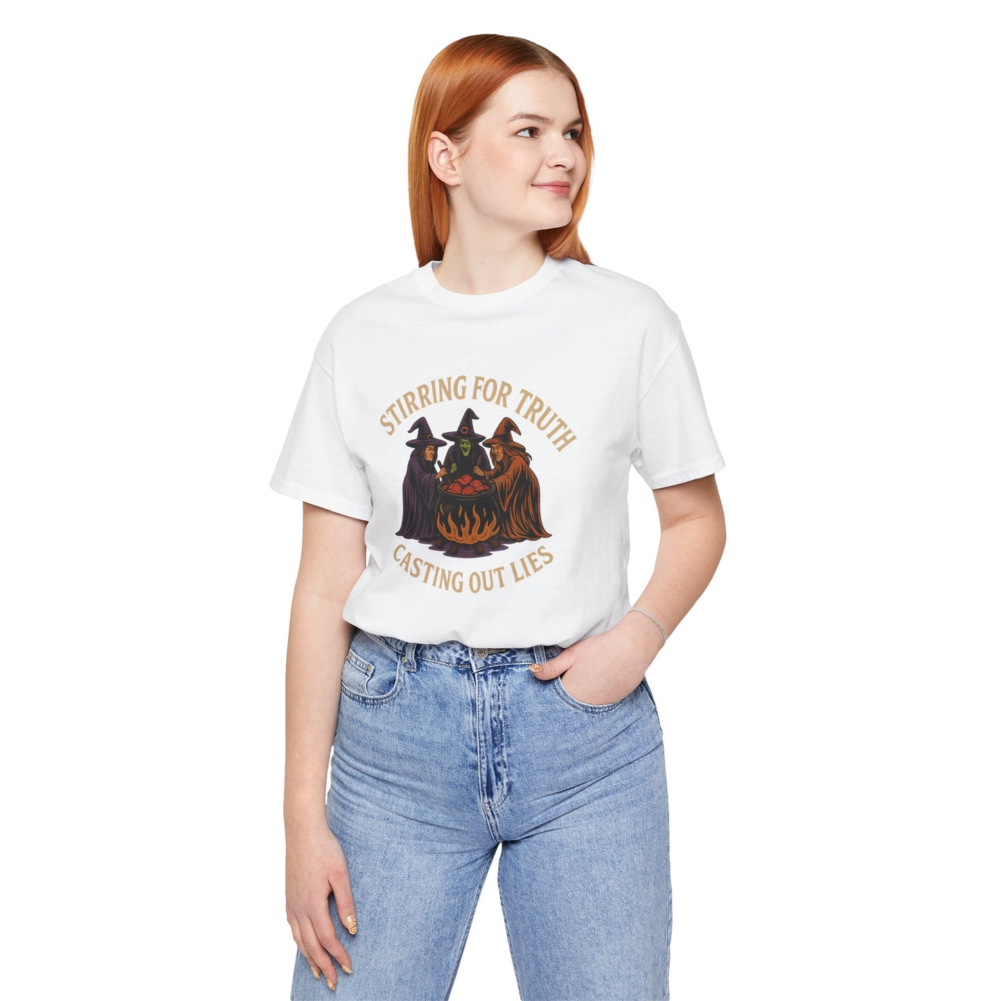 Stirring the Truth T-Shirt – Unisex Graphic Tee, Bold Political Statement Shirt, Everyday Activist Wear, Casual Comfort