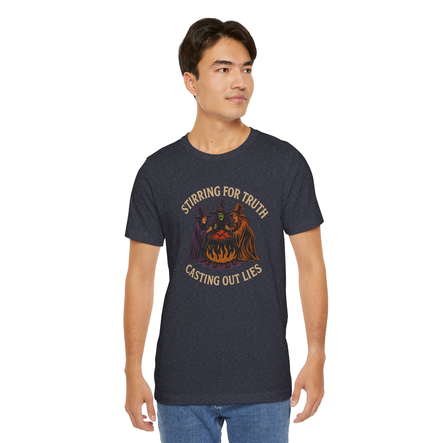 Stirring the Truth T-Shirt – Unisex Graphic Tee, Bold Political Statement Shirt, Everyday Activist Wear, Casual Comfort