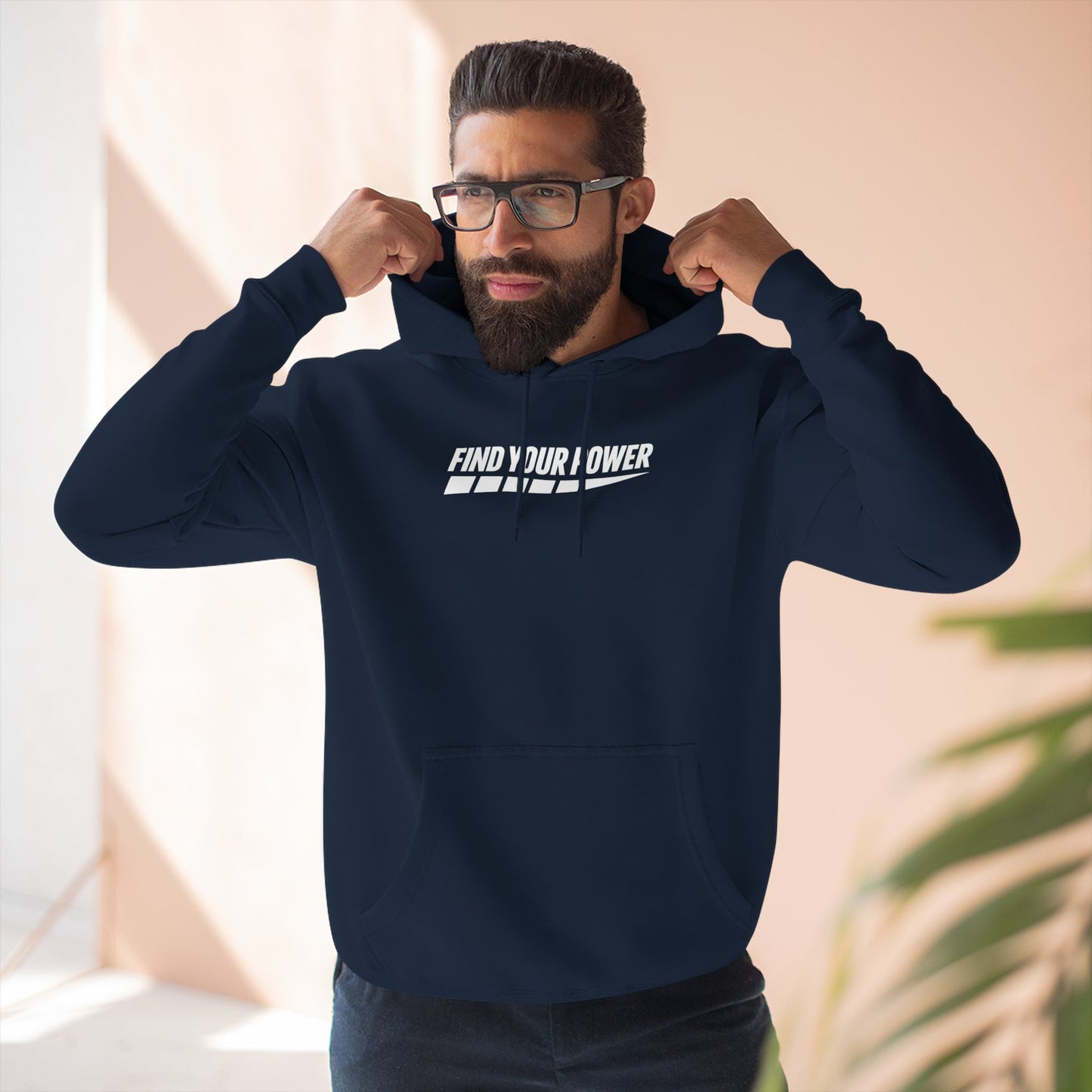 Find Your Power Hoodie – Motivational Unisex Pullover, Inspirational Graphic Sweatshirt, Everyday Comfort, Casual Athleisure Wear