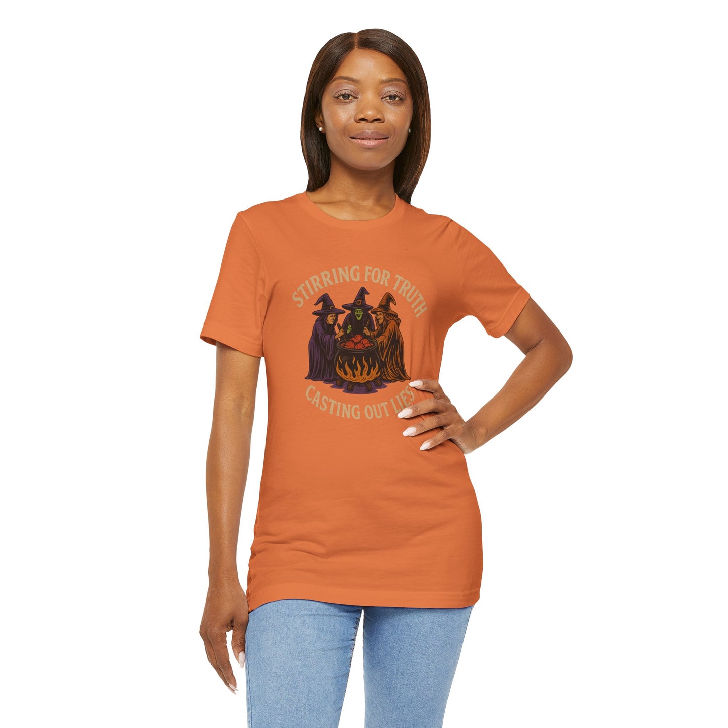 Stirring the Truth T-Shirt – Unisex Graphic Tee, Bold Political Statement Shirt, Everyday Activist Wear, Casual Comfort