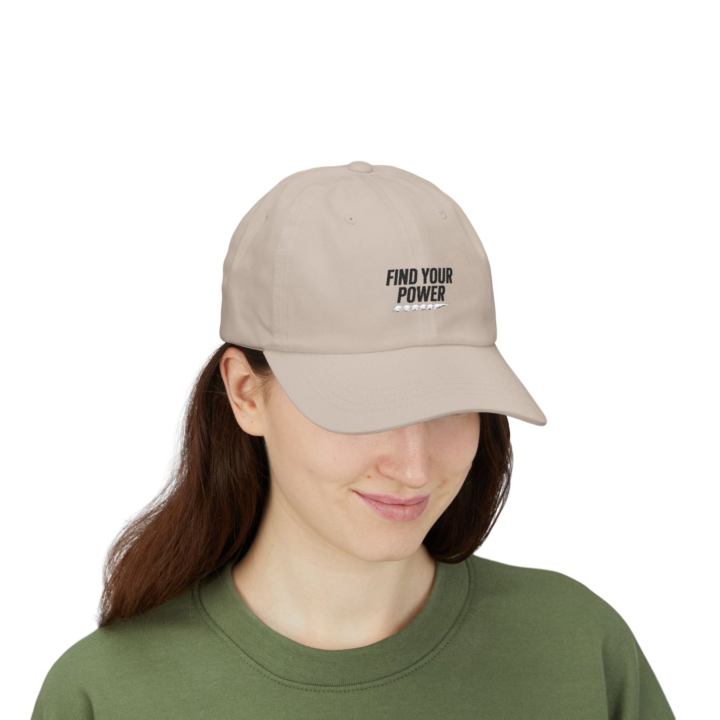 Empowering Dad Cap, Find Your Power Hat, Casual Dad Hat, Classic Dad Cap, Gift for Fathers Day, Everyday Style Cap