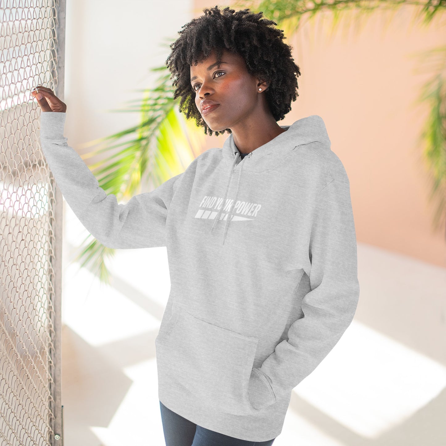 Find Your Power Hoodie – Motivational Unisex Pullover, Inspirational Graphic Sweatshirt, Everyday Comfort, Casual Athleisure Wear