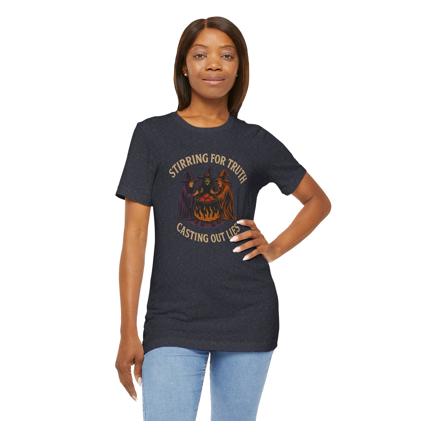 Stirring the Truth T-Shirt – Unisex Graphic Tee, Bold Political Statement Shirt, Everyday Activist Wear, Casual Comfort