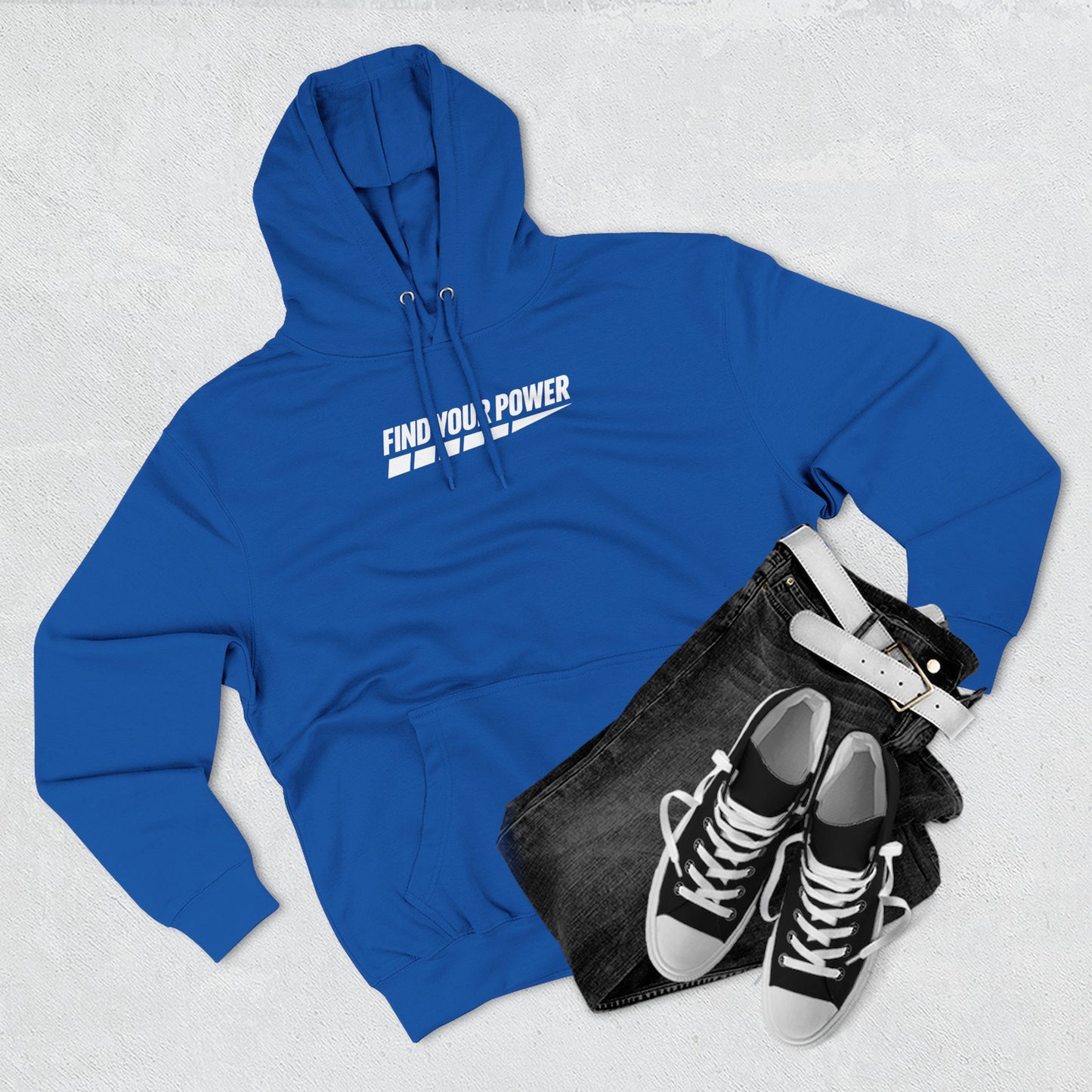 Find Your Power Hoodie – Motivational Unisex Pullover, Inspirational Graphic Sweatshirt, Everyday Comfort, Casual Athleisure Wear
