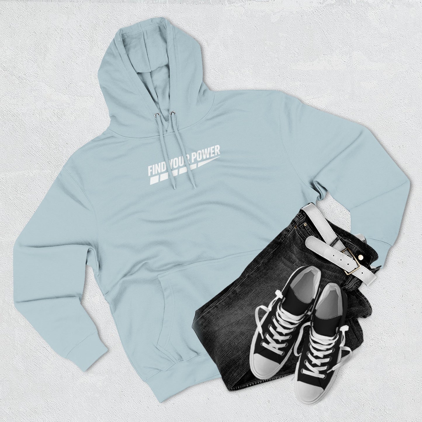 Find Your Power Hoodie – Motivational Unisex Pullover, Inspirational Graphic Sweatshirt, Everyday Comfort, Casual Athleisure Wear