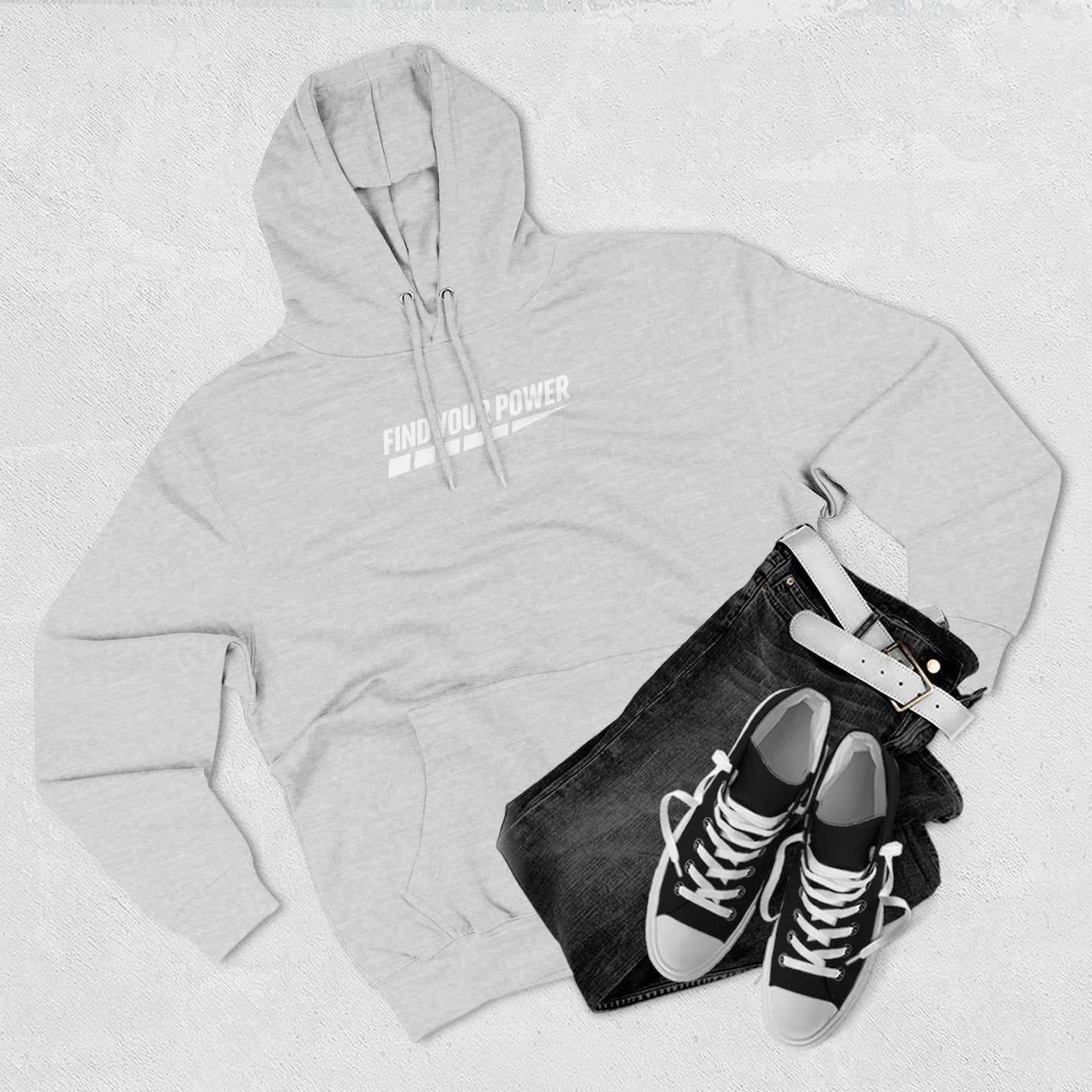 Find Your Power Hoodie – Motivational Unisex Pullover, Inspirational Graphic Sweatshirt, Everyday Comfort, Casual Athleisure Wear