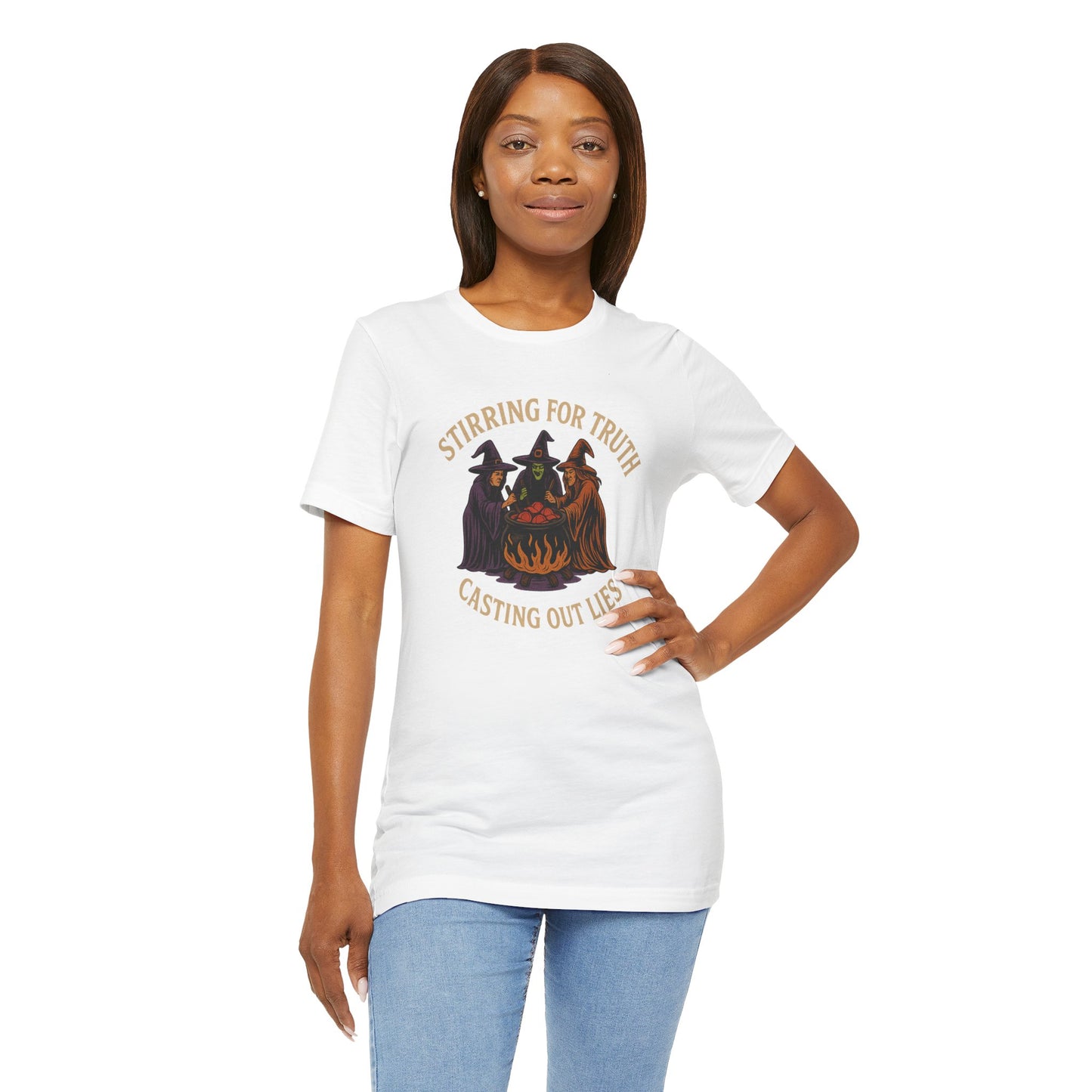 Stirring the Truth T-Shirt – Unisex Graphic Tee, Bold Political Statement Shirt, Everyday Activist Wear, Casual Comfort