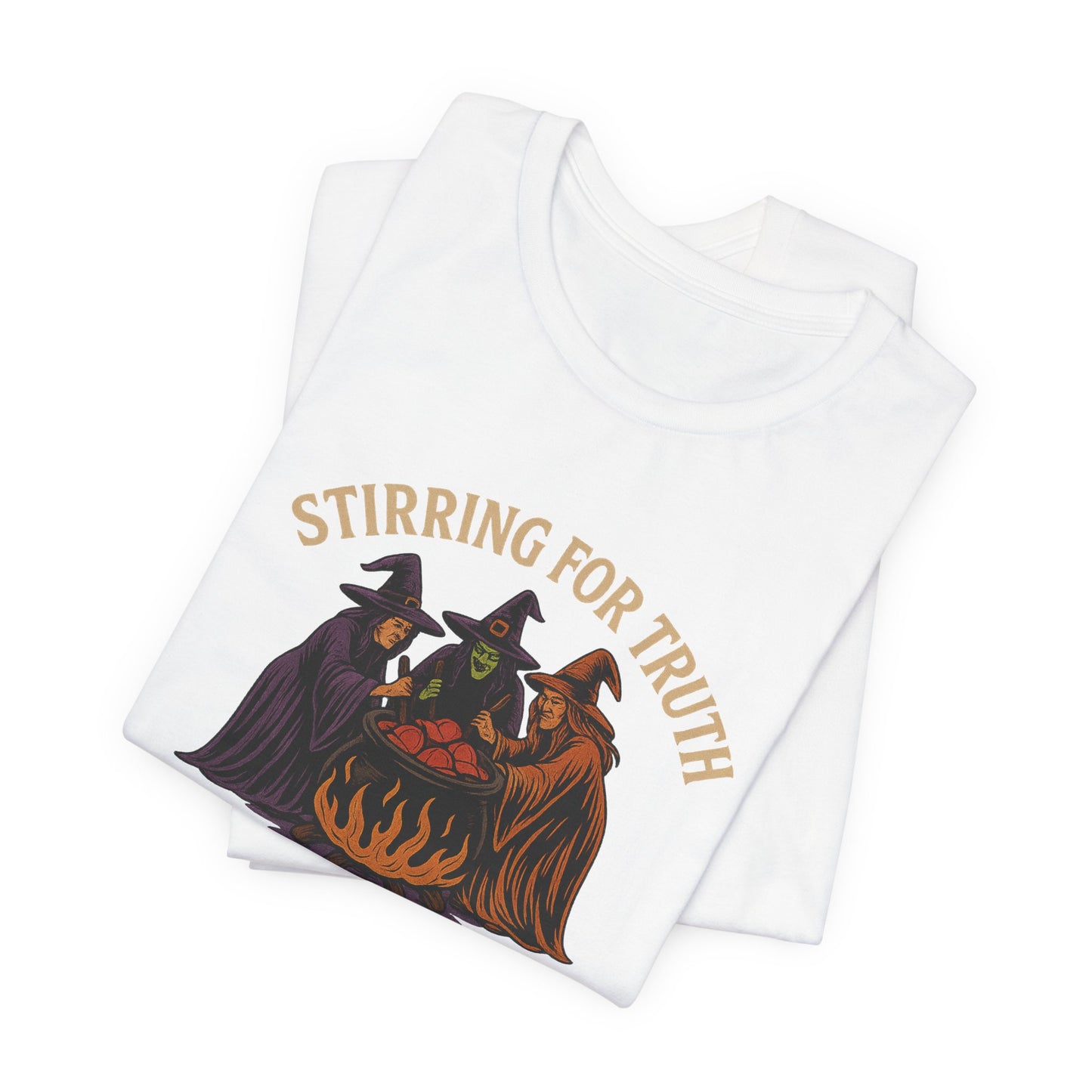 Stirring the Truth T-Shirt – Unisex Graphic Tee, Bold Political Statement Shirt, Everyday Activist Wear, Casual Comfort