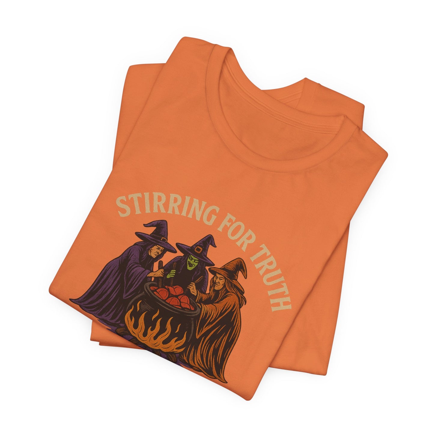 Stirring the Truth T-Shirt – Unisex Graphic Tee, Bold Political Statement Shirt, Everyday Activist Wear, Casual Comfort
