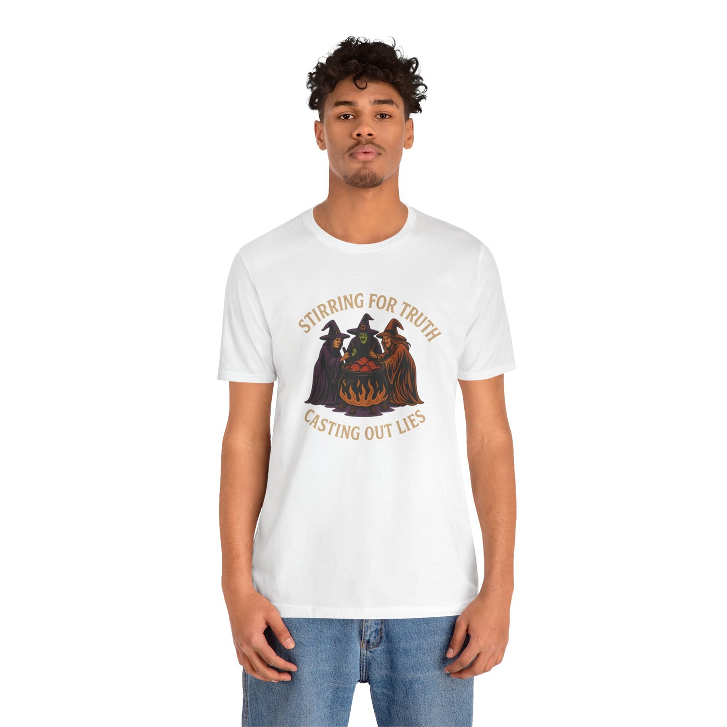 Stirring the Truth T-Shirt – Unisex Graphic Tee, Bold Political Statement Shirt, Everyday Activist Wear, Casual Comfort
