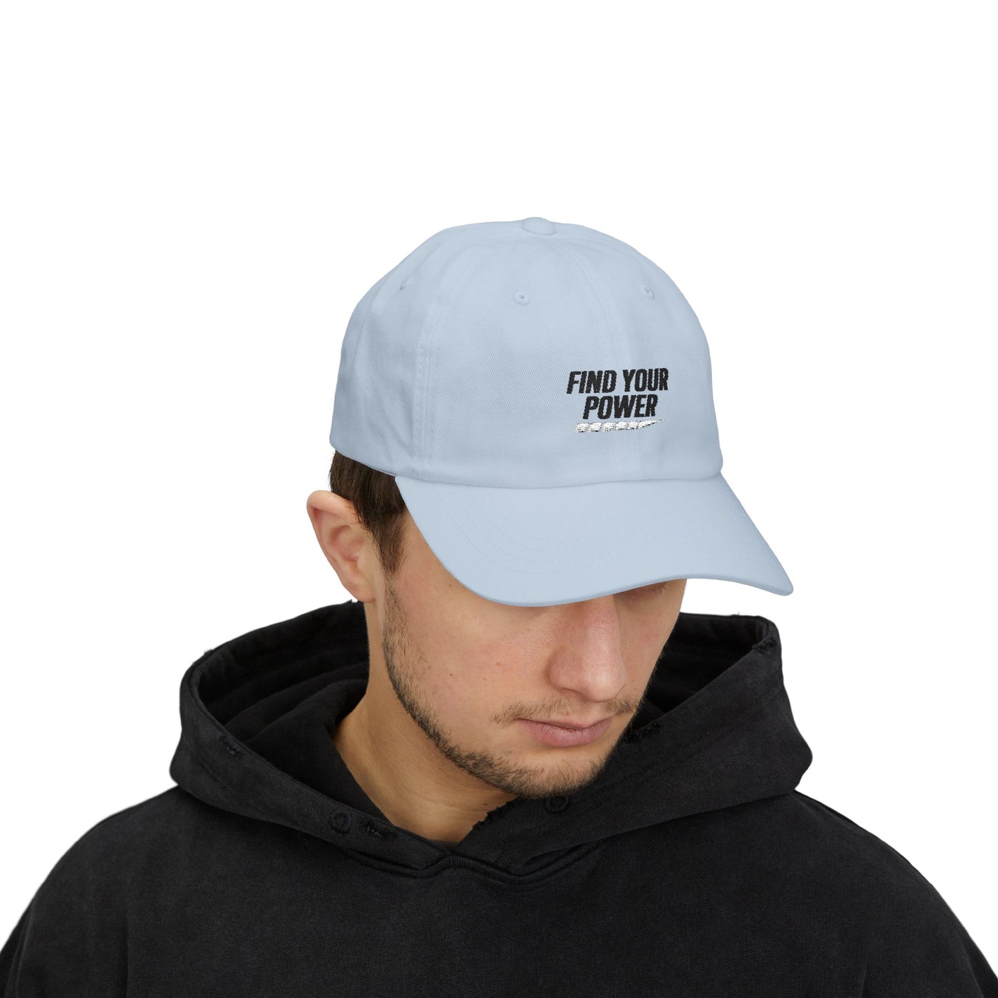 Empowering Dad Cap, Find Your Power Hat, Casual Dad Hat, Classic Dad Cap, Gift for Fathers Day, Everyday Style Cap