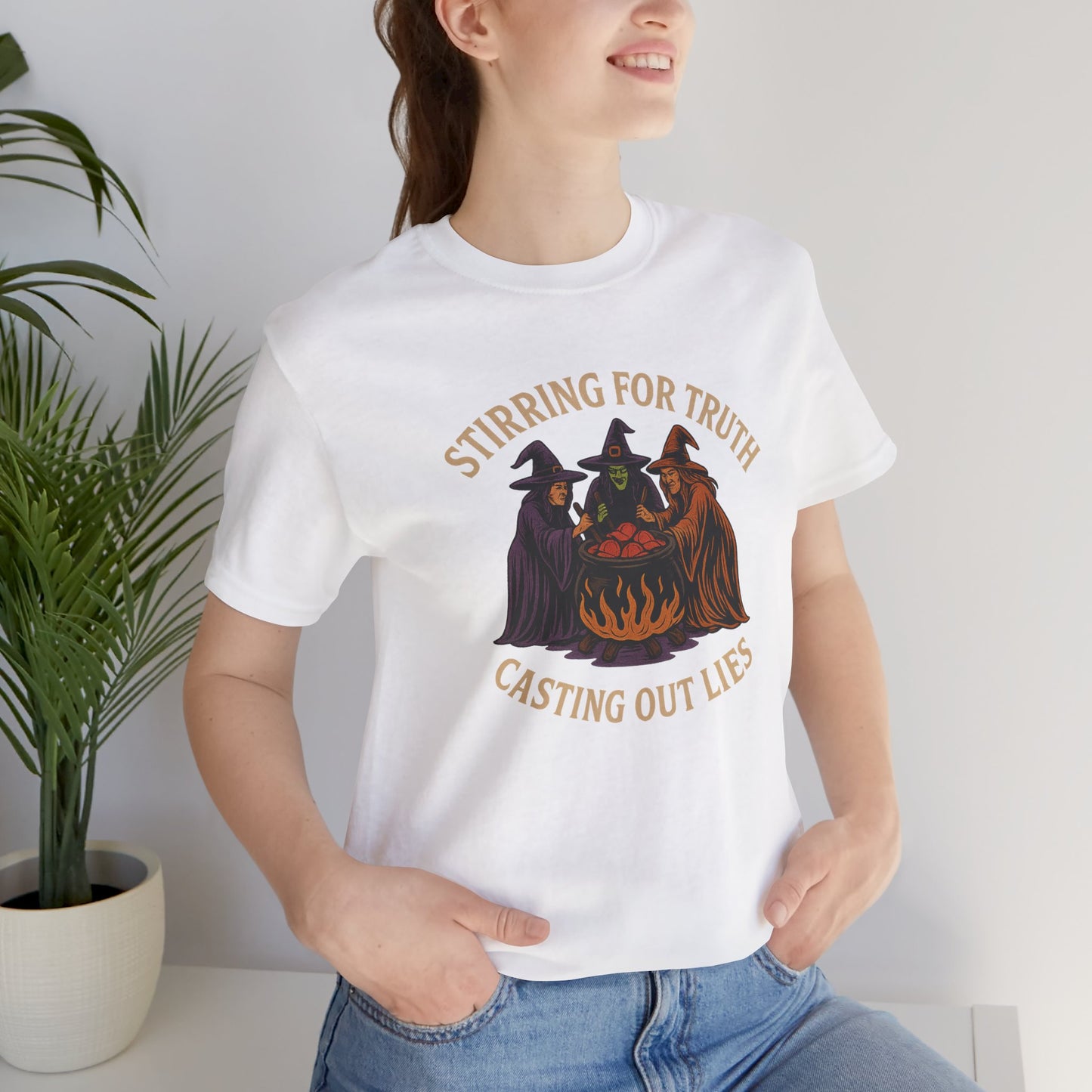Stirring the Truth T-Shirt – Unisex Graphic Tee, Bold Political Statement Shirt, Everyday Activist Wear, Casual Comfort