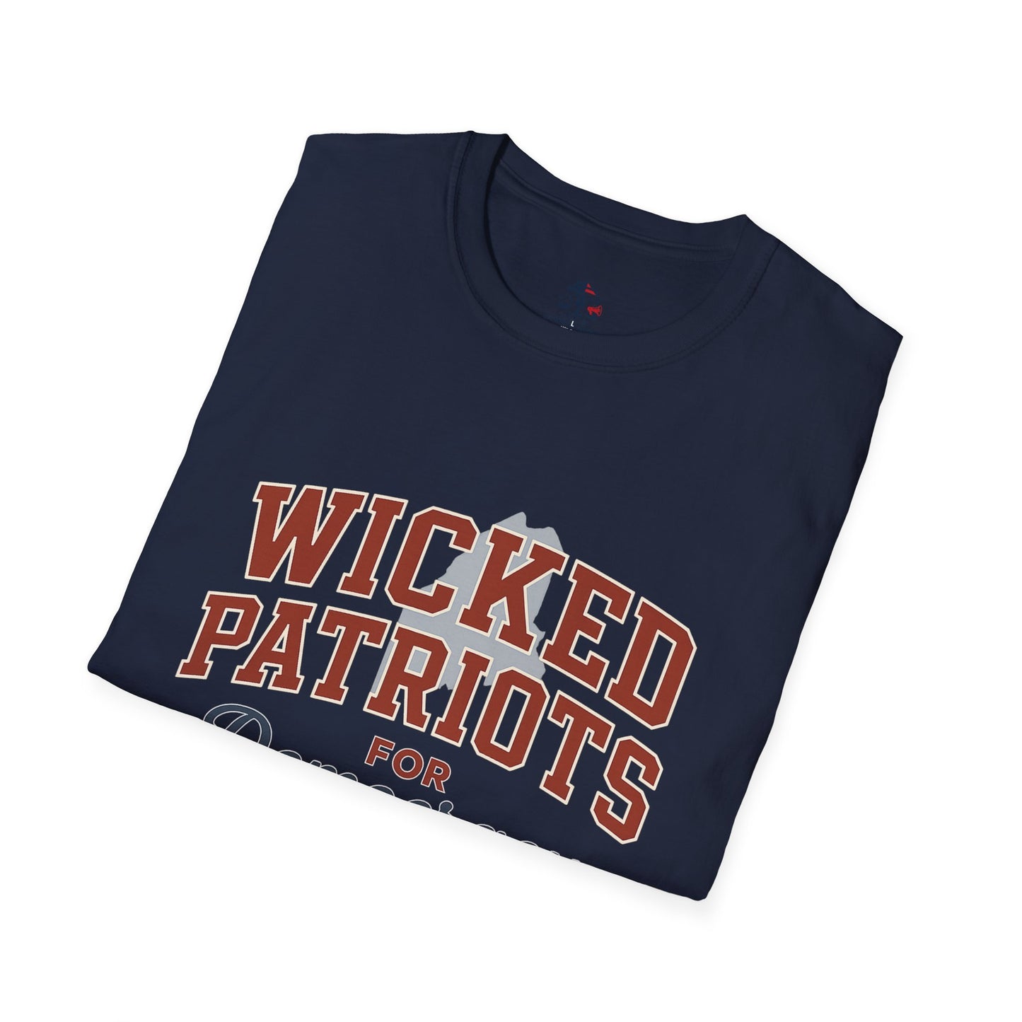 Wicked Patriots for Democracy T-Shirt | Unisex Softstyle Tee for Political Activism, Casual Wear, Gift for Independence Day, Election Day
