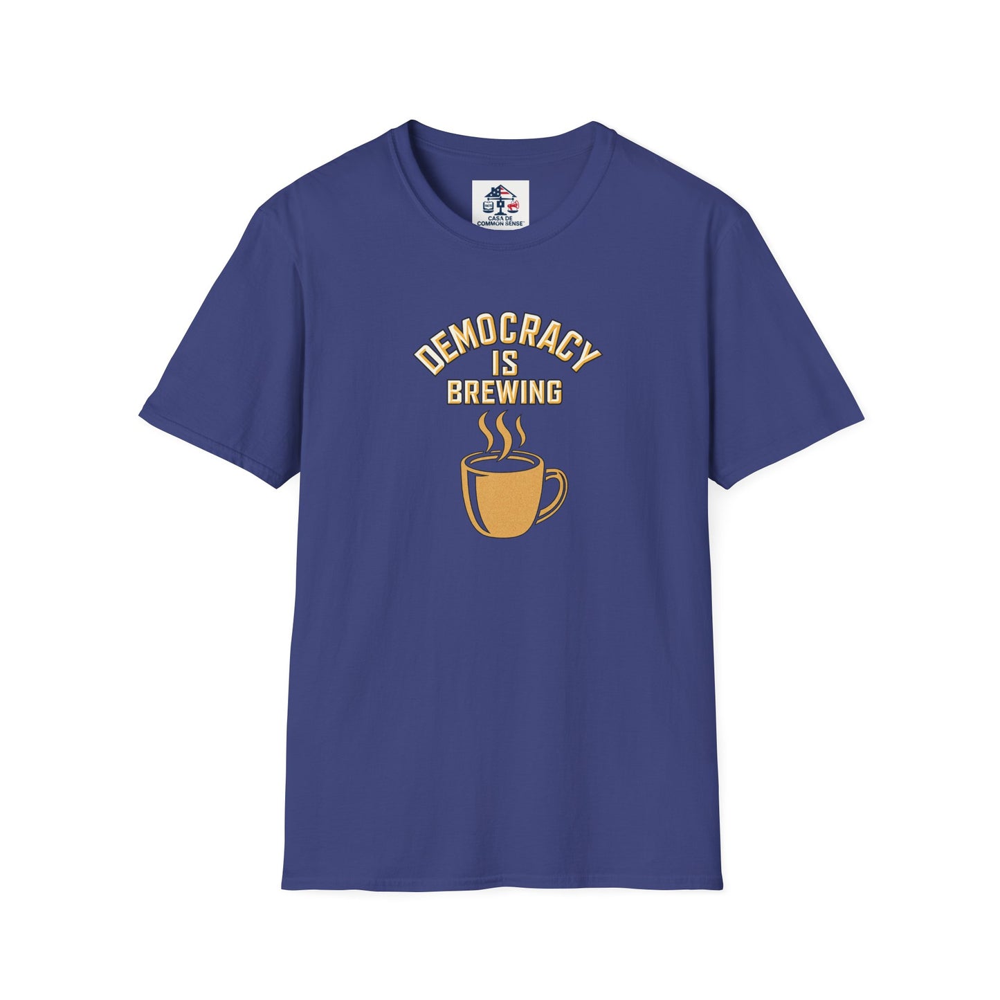 Copy of Democracy Is Brewing – Patriotic Graphic T-Shirt