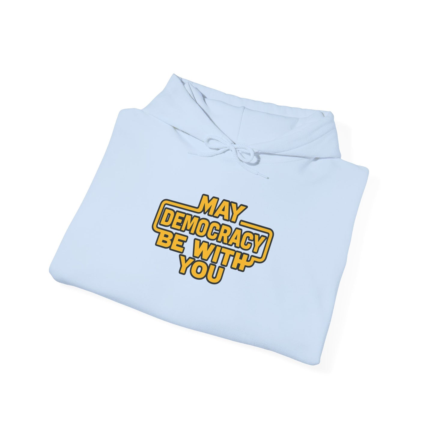 Democracy Themed Hoodie, May Democracy Be With You Sweatshirt, Political Apparel, Activism Gift, Unisex Hooded Sweatshirt, Election [...]