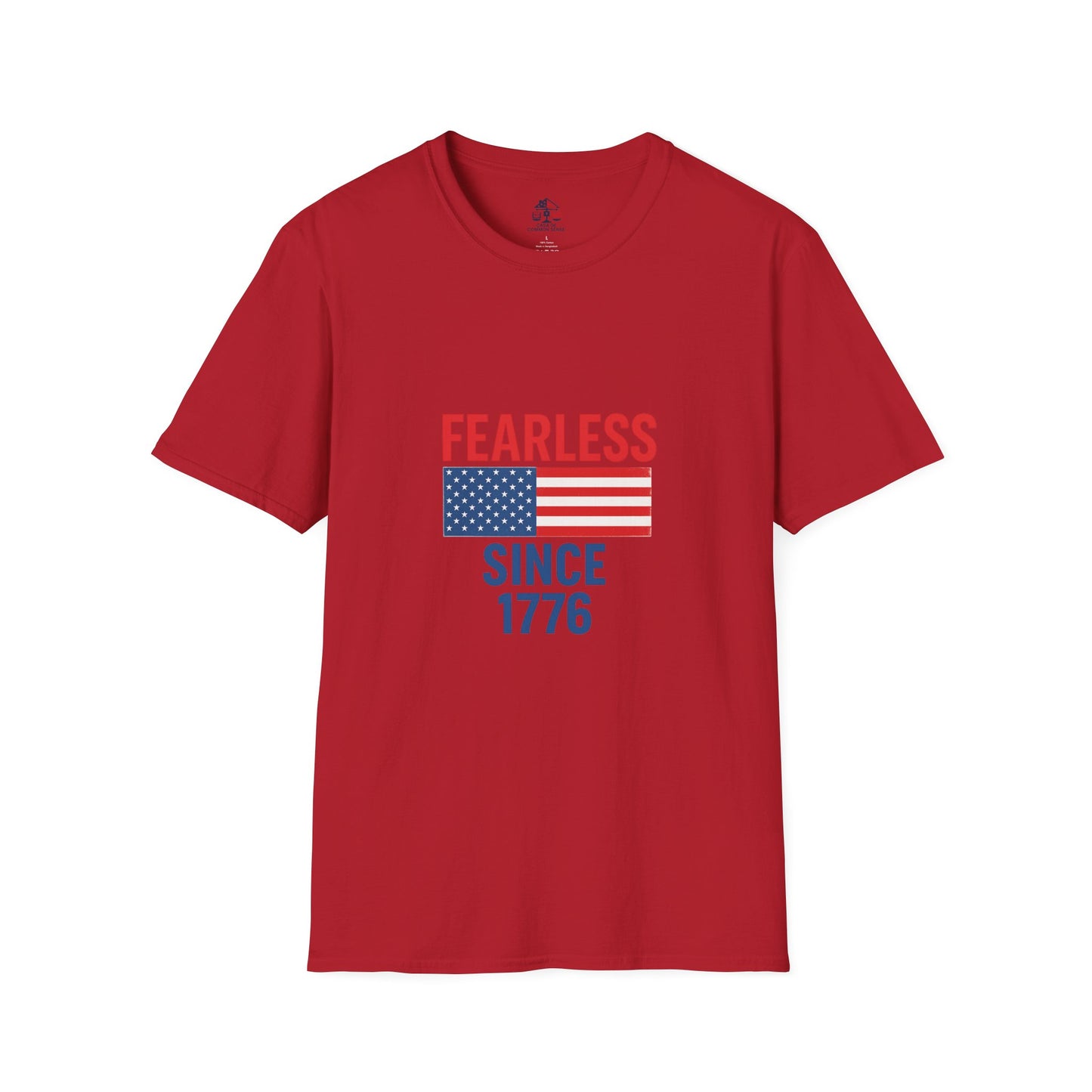 Patriotic Graphic Tee - Fearless Since 1776, Independence Day Shirt, 4th of July Apparel, American Pride T-Shirt, Gifts for Veterans