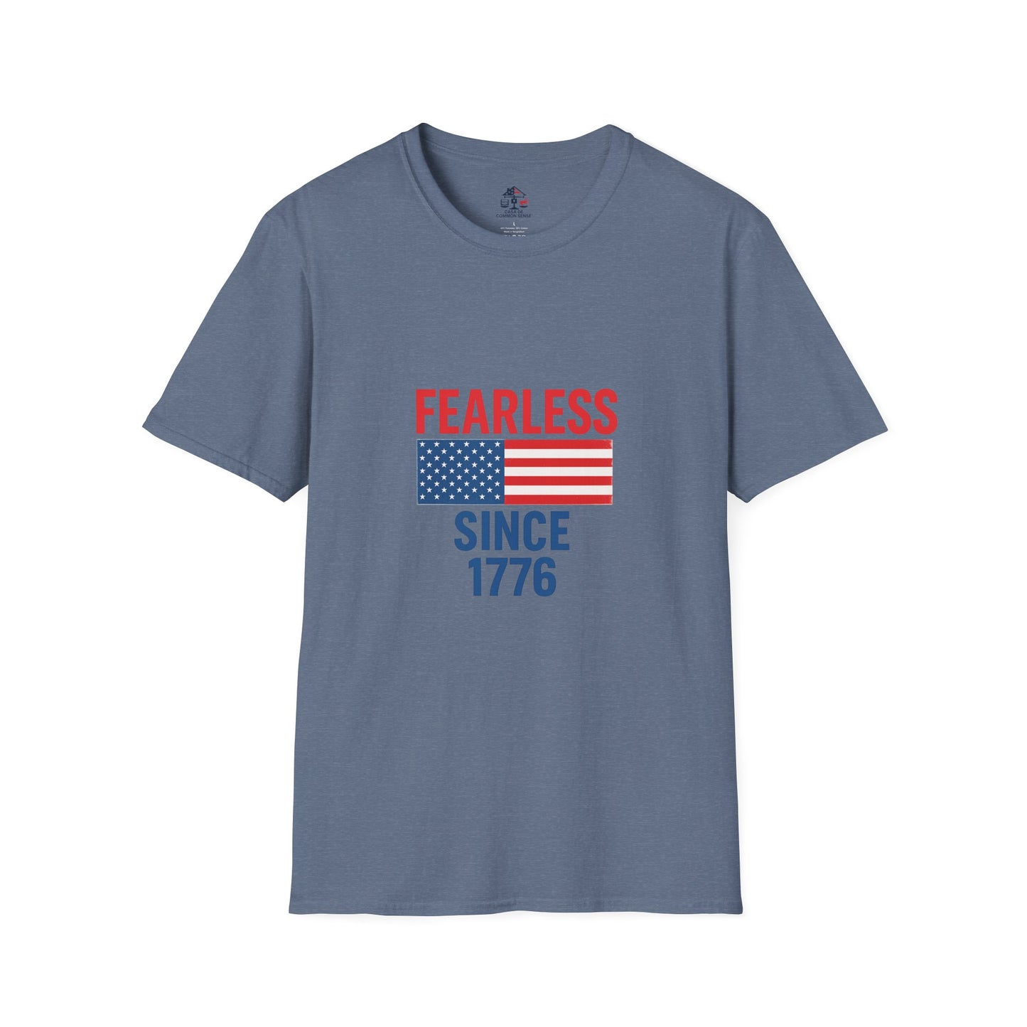 Patriotic Graphic Tee - Fearless Since 1776, Independence Day Shirt, 4th of July Apparel, American Pride T-Shirt, Gifts for Veterans