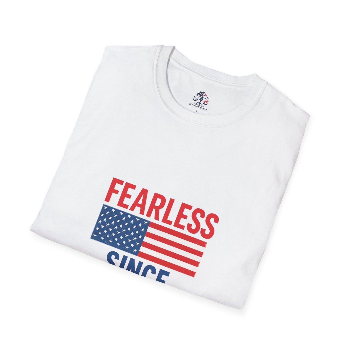 Patriotic Graphic Tee - Fearless Since 1776, Independence Day Shirt, 4th of July Apparel, American Pride T-Shirt, Gifts for Veterans