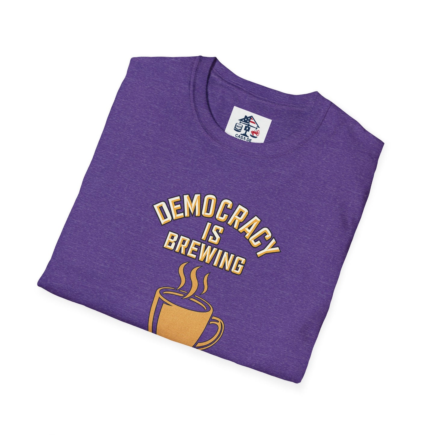 Copy of Democracy Is Brewing – Patriotic Graphic T-Shirt