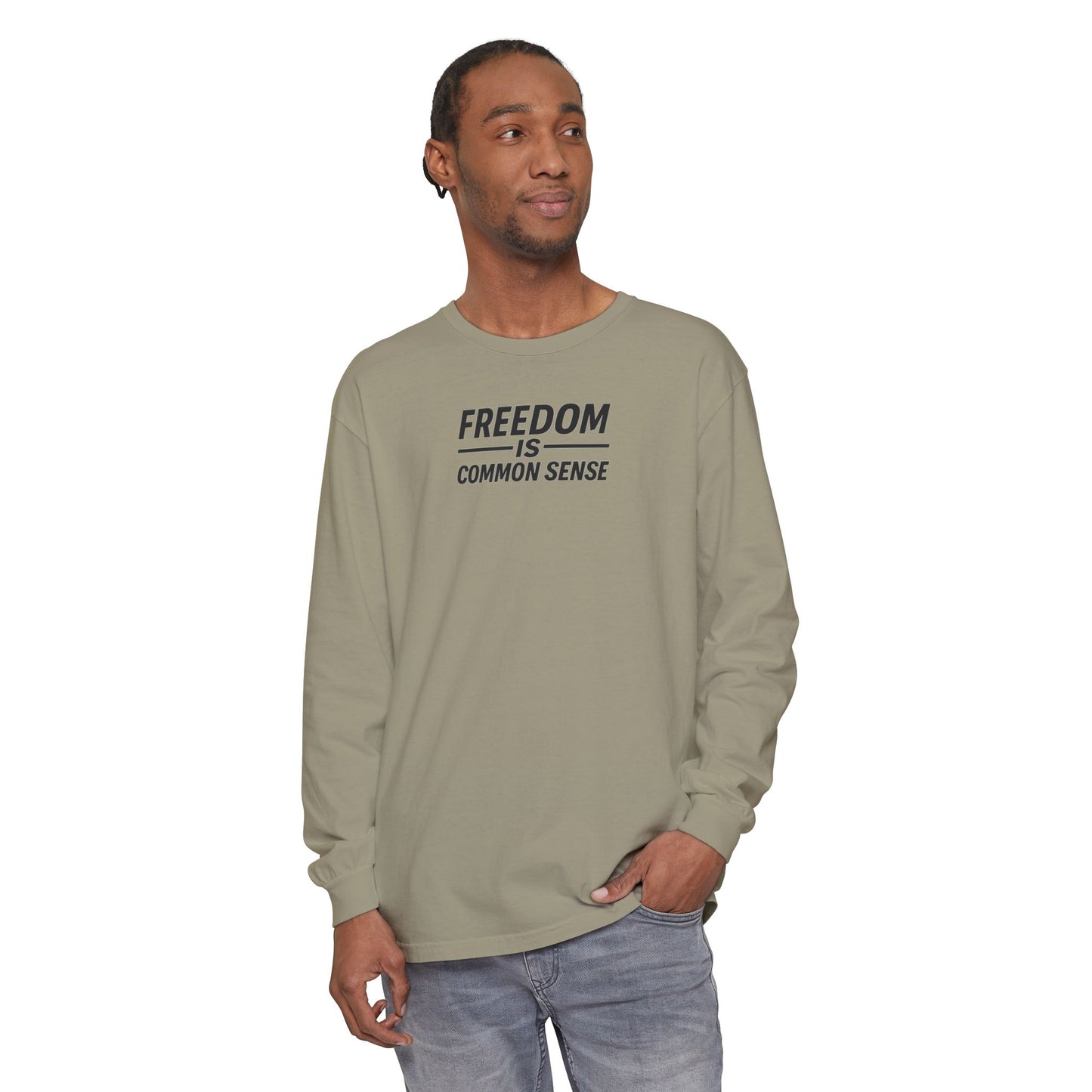 Freedom is Common Sense Sweatshirt | Unisex Sporty Crewneck, Political Statement Pullover, Casual Activism Apparel