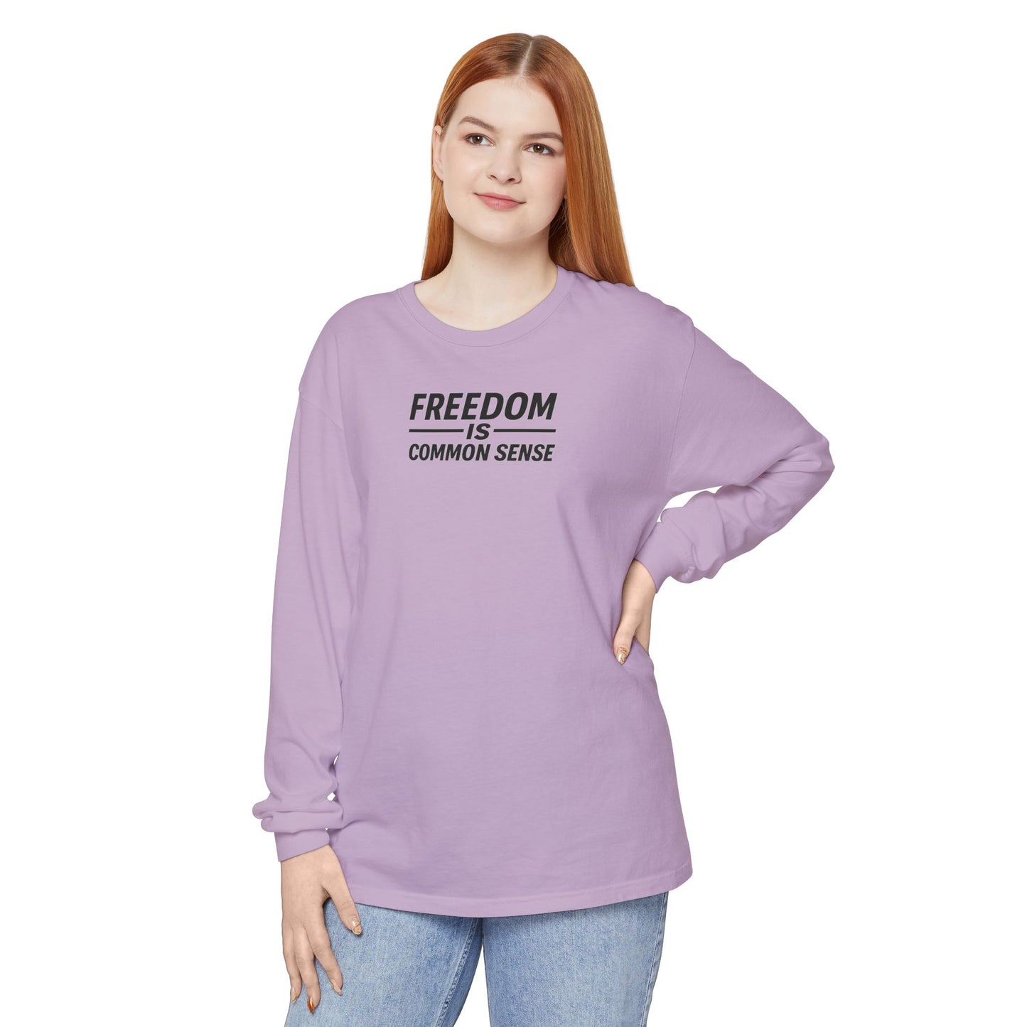 Freedom is Common Sense Sweatshirt | Unisex Sporty Crewneck, Political Statement Pullover, Casual Activism Apparel