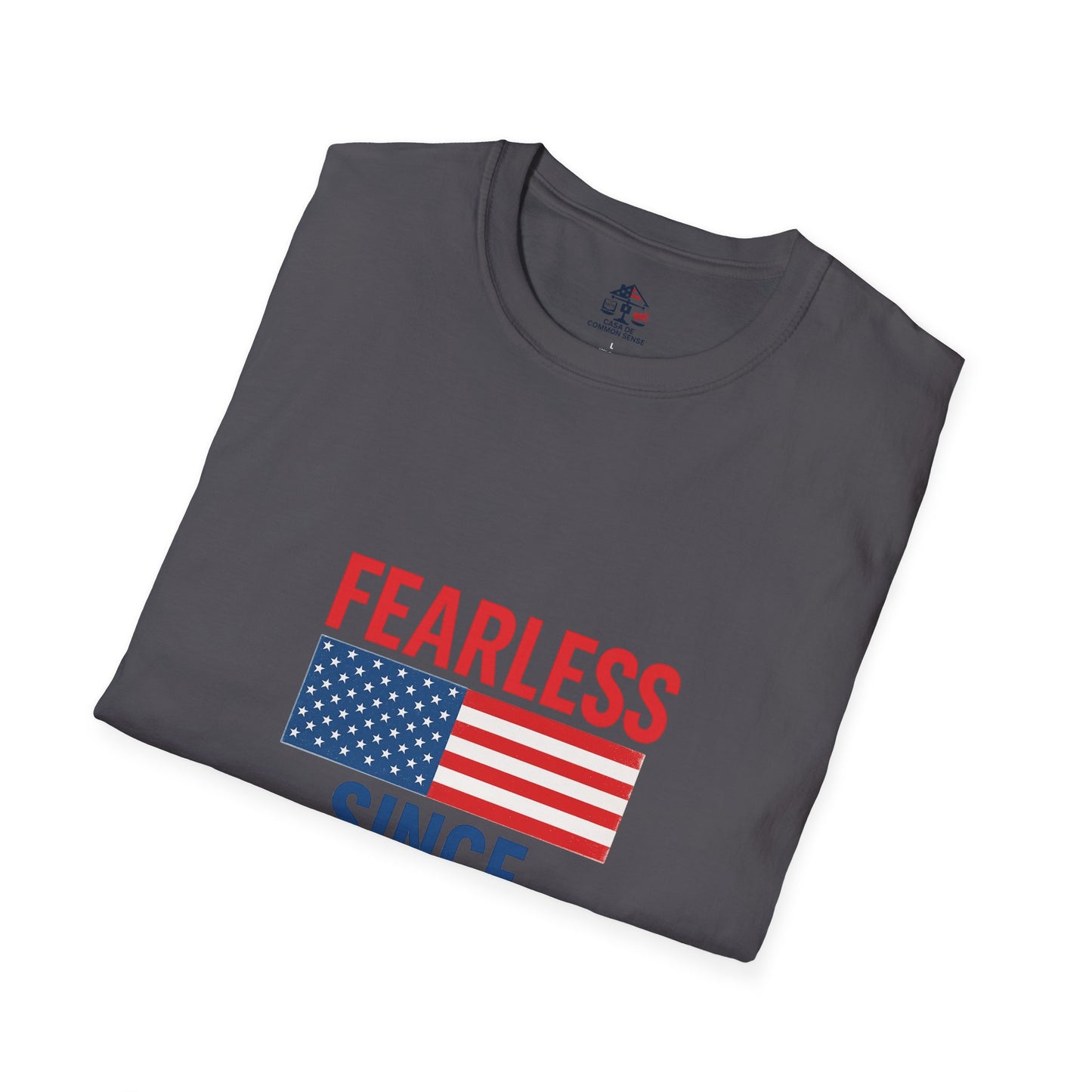 Patriotic Graphic Tee - Fearless Since 1776, Independence Day Shirt, 4th of July Apparel, American Pride T-Shirt, Gifts for Veterans