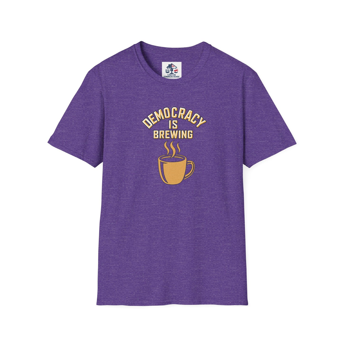 Copy of Democracy Is Brewing – Patriotic Graphic T-Shirt