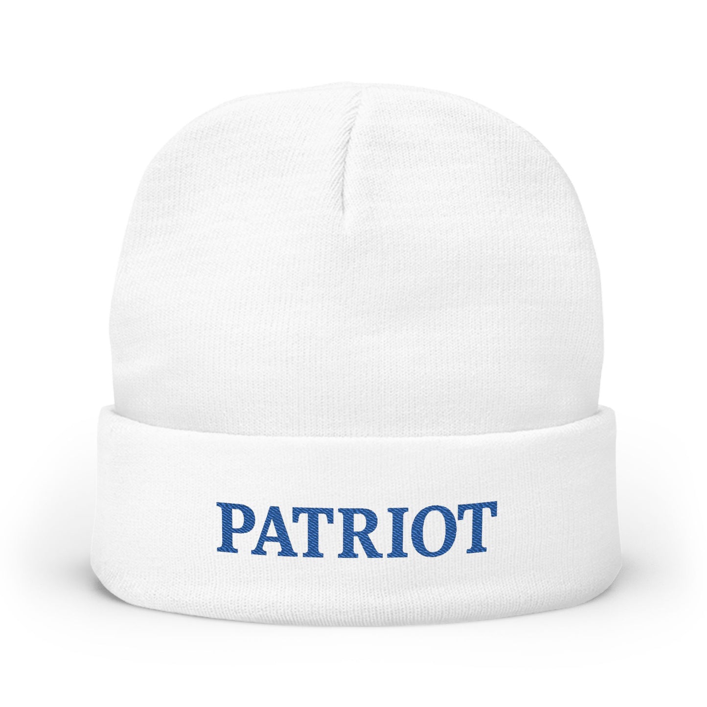 Patriotic Knit Beanie with Embroidery Colors Winter Hat, Gift for Veterans, Independence Day, Christmas, Cozy Fashion