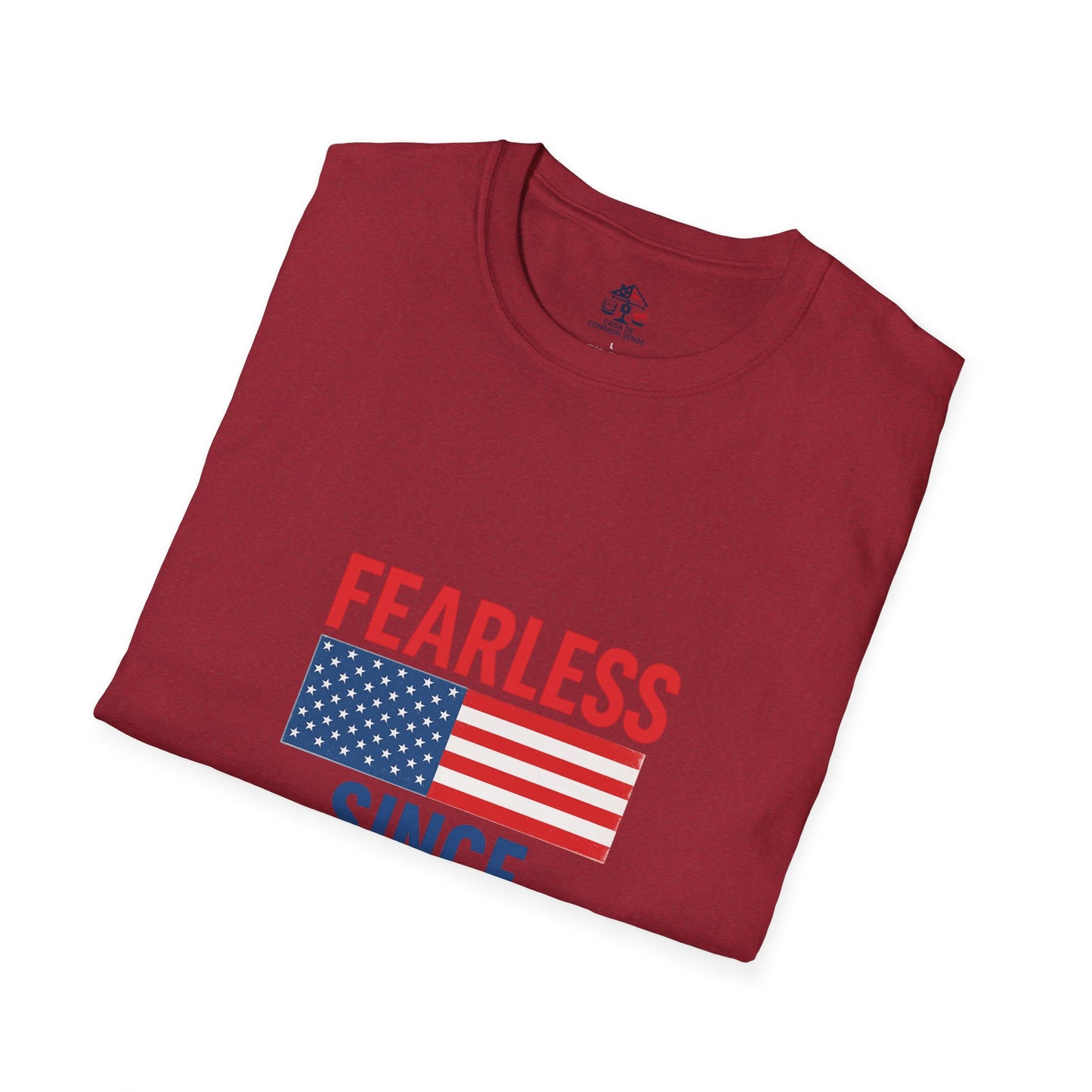 Patriotic Graphic Tee - Fearless Since 1776, Independence Day Shirt, 4th of July Apparel, American Pride T-Shirt, Gifts for Veterans