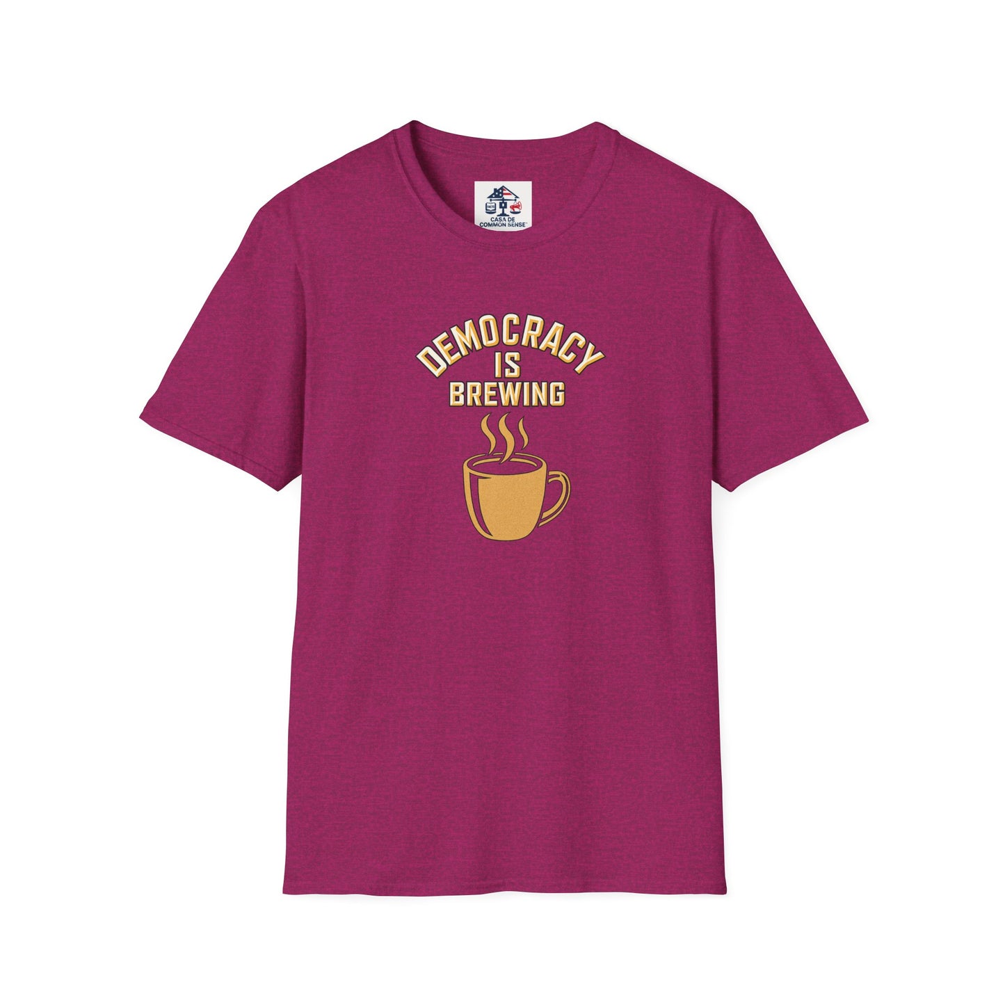 Copy of Democracy Is Brewing – Patriotic Graphic T-Shirt
