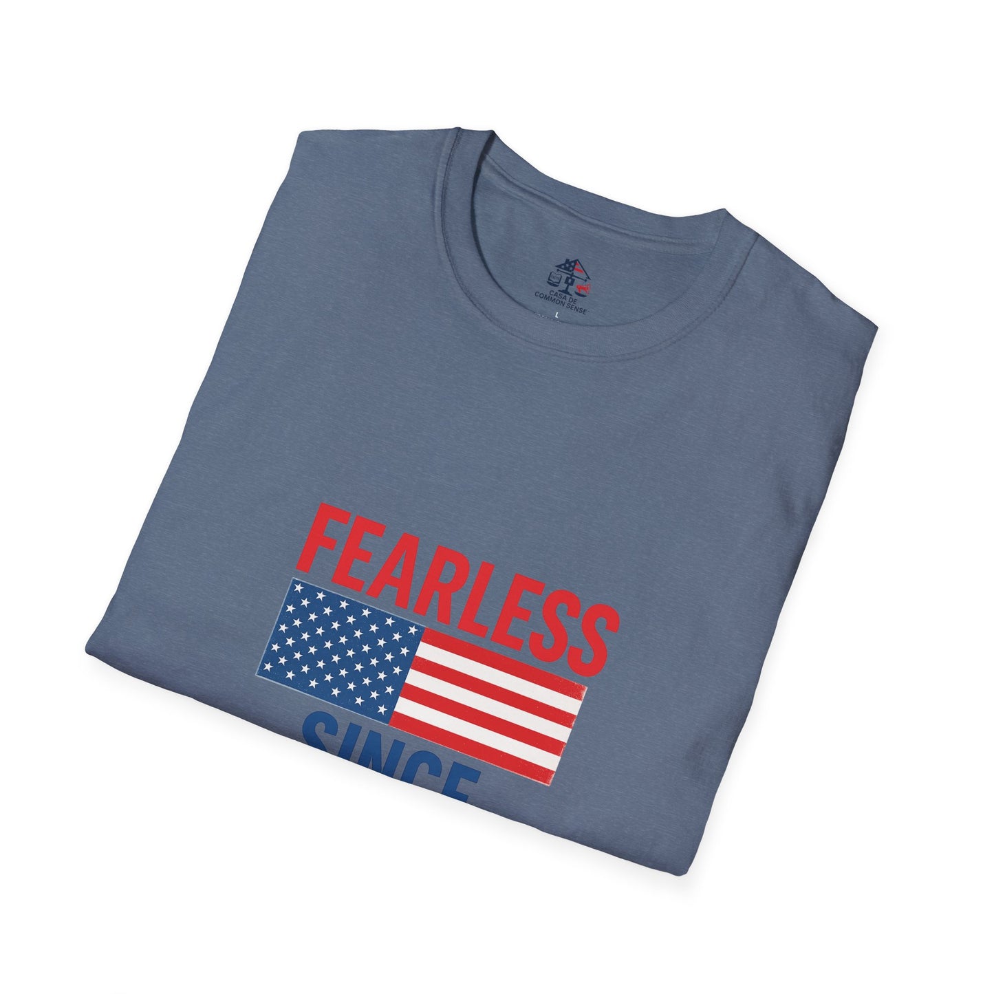 Patriotic Graphic Tee - Fearless Since 1776, Independence Day Shirt, 4th of July Apparel, American Pride T-Shirt, Gifts for Veterans