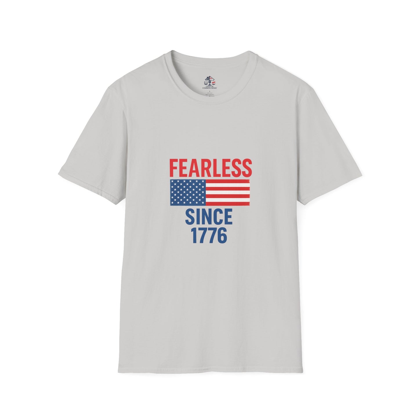 Patriotic Graphic Tee - Fearless Since 1776, Independence Day Shirt, 4th of July Apparel, American Pride T-Shirt, Gifts for Veterans