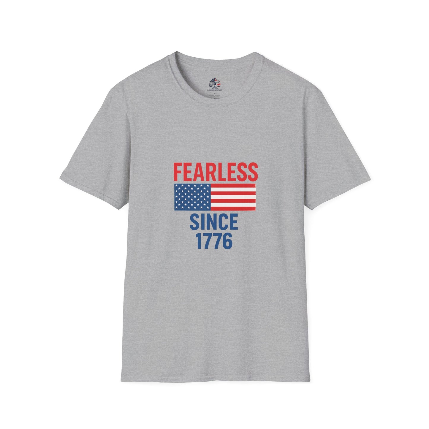 Patriotic Graphic Tee - Fearless Since 1776, Independence Day Shirt, 4th of July Apparel, American Pride T-Shirt, Gifts for Veterans
