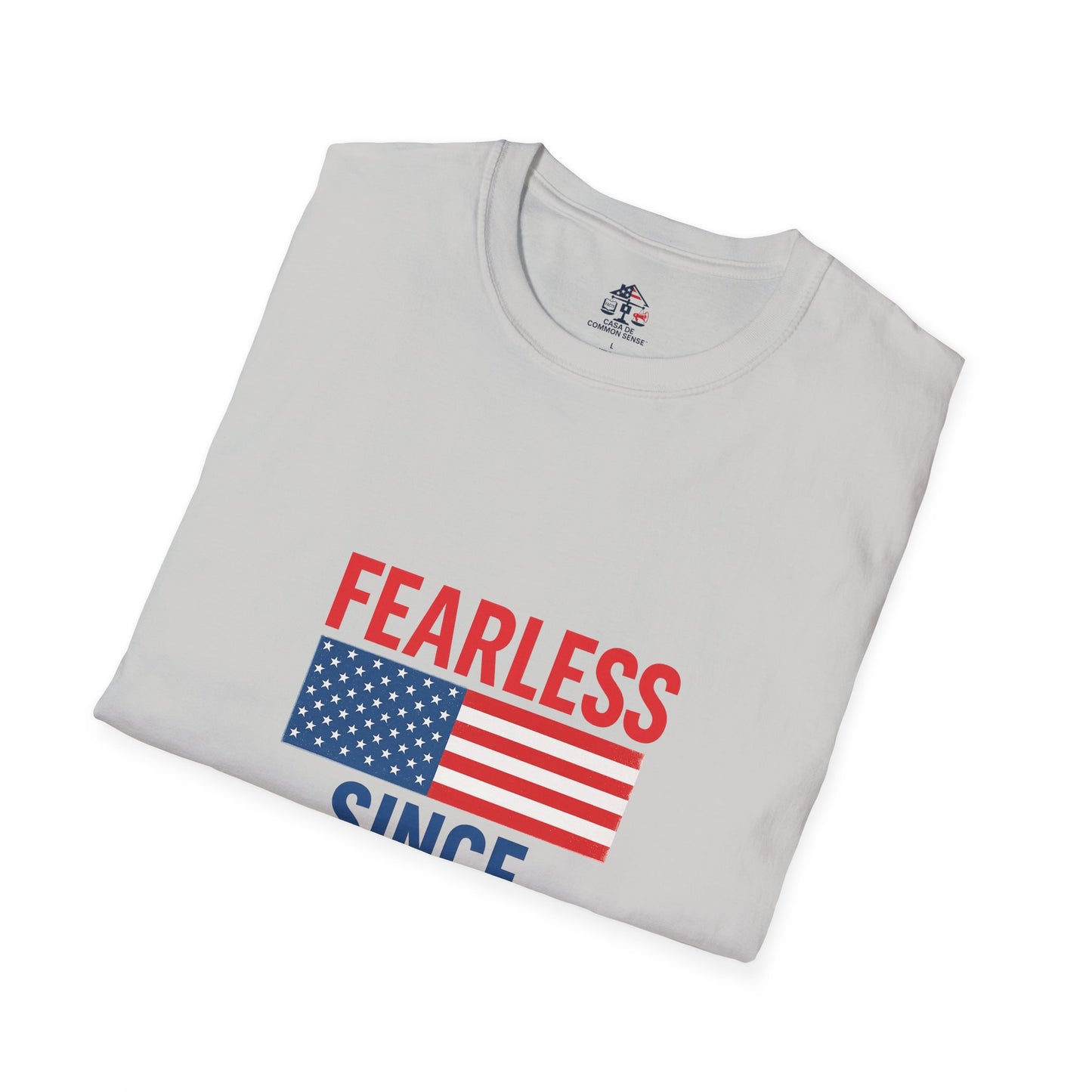 Patriotic Graphic Tee - Fearless Since 1776, Independence Day Shirt, 4th of July Apparel, American Pride T-Shirt, Gifts for Veterans