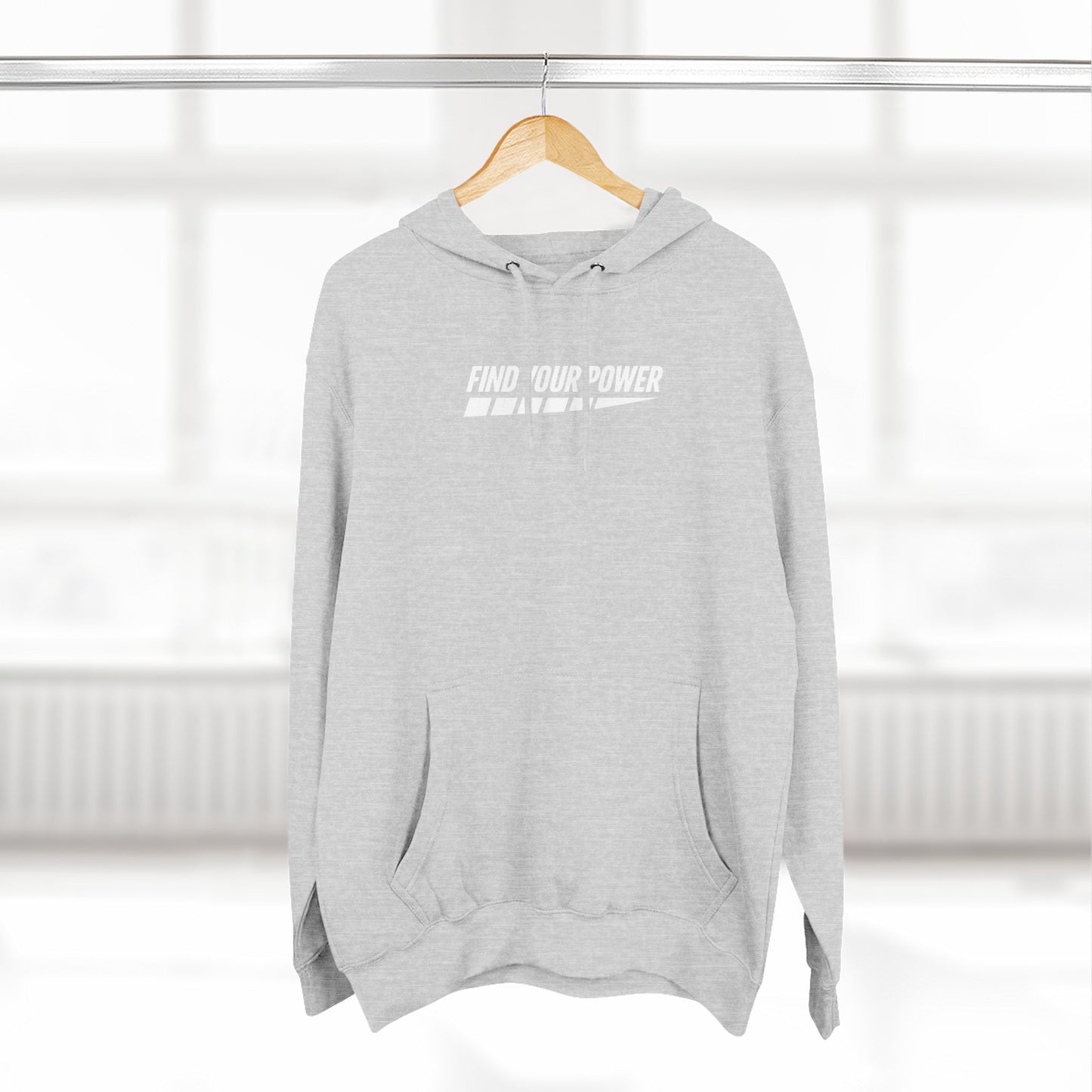 Find Your Power Hoodie – Motivational Unisex Pullover, Inspirational Graphic Sweatshirt, Everyday Comfort, Casual Athleisure Wear