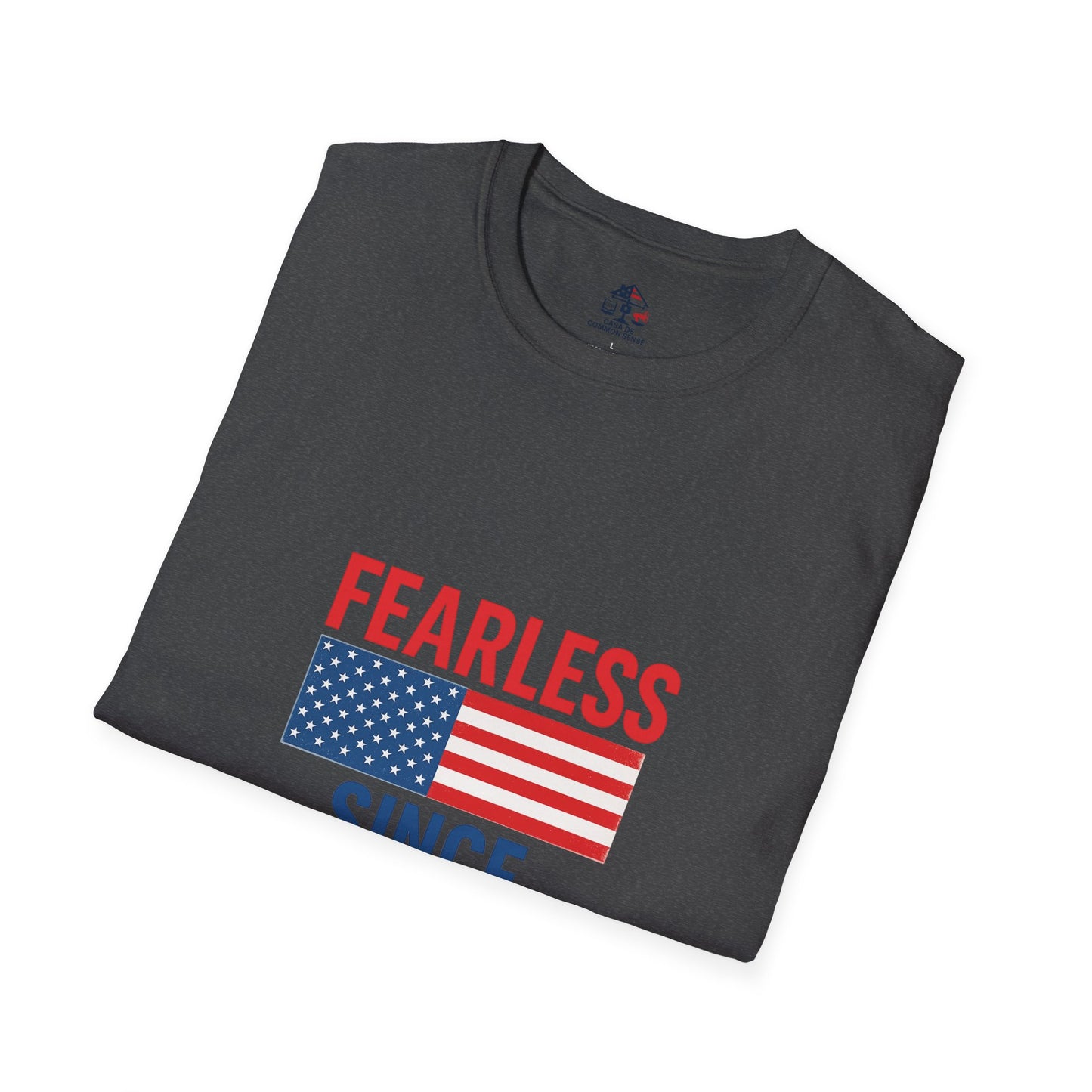 Patriotic Graphic Tee - Fearless Since 1776, Independence Day Shirt, 4th of July Apparel, American Pride T-Shirt, Gifts for Veterans
