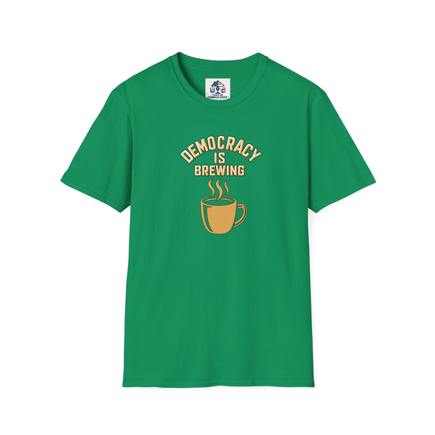 Copy of Democracy Is Brewing – Patriotic Graphic T-Shirt