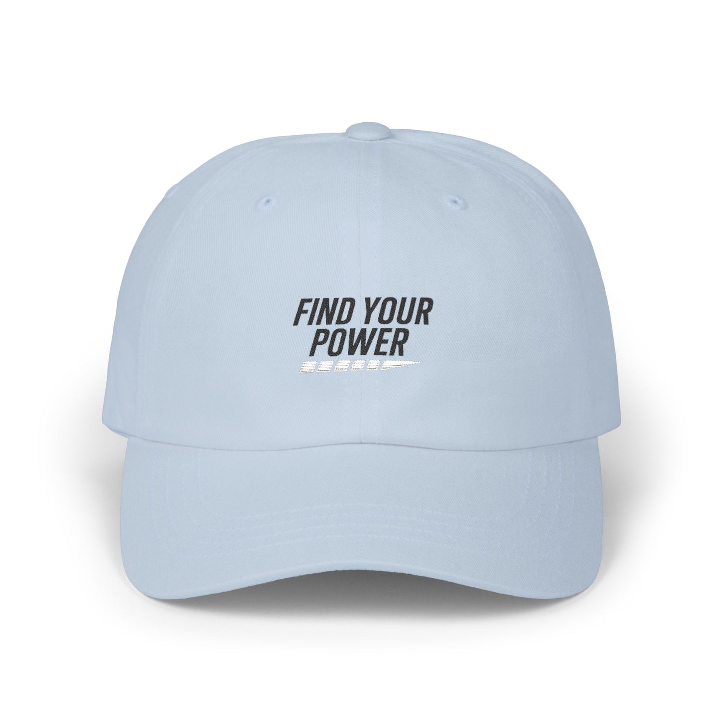 Empowering Dad Cap, Find Your Power Hat, Casual Dad Hat, Classic Dad Cap, Gift for Fathers Day, Everyday Style Cap