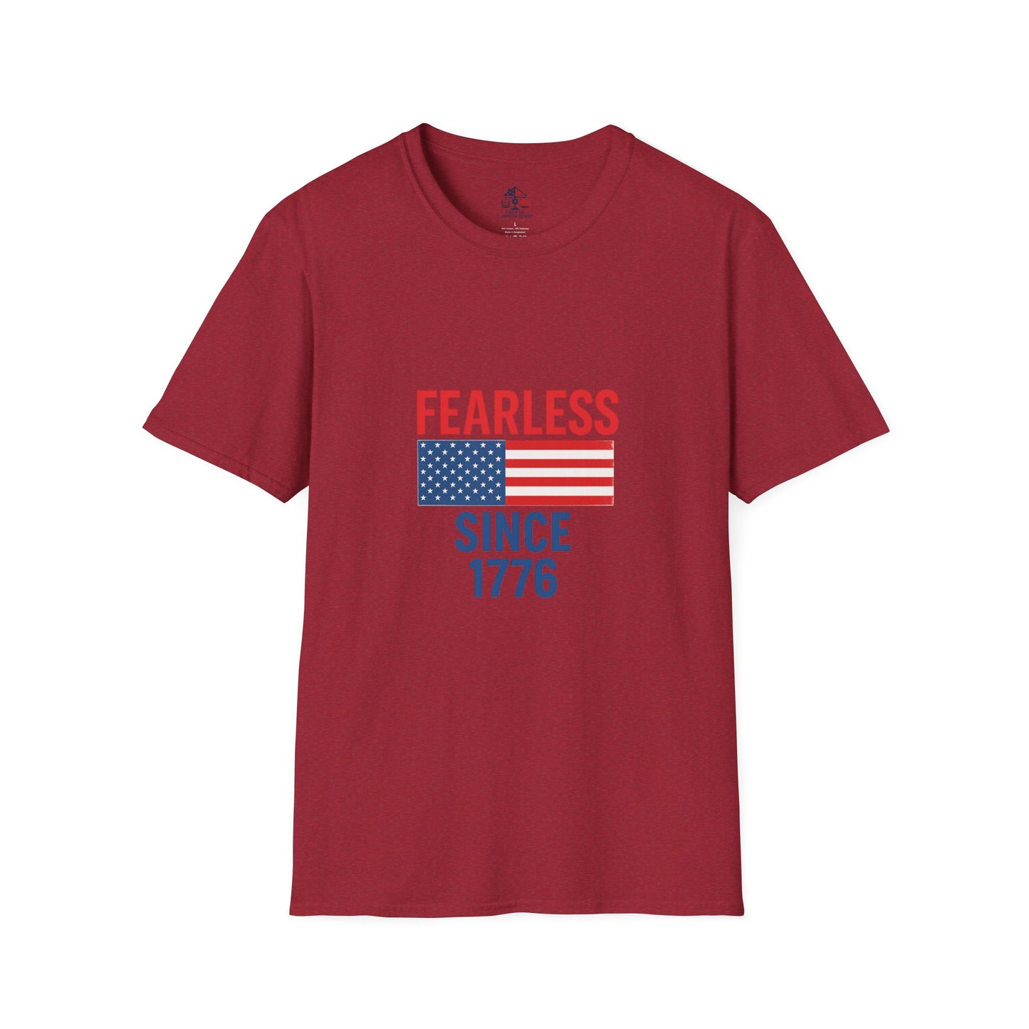 Patriotic Graphic Tee - Fearless Since 1776, Independence Day Shirt, 4th of July Apparel, American Pride T-Shirt, Gifts for Veterans