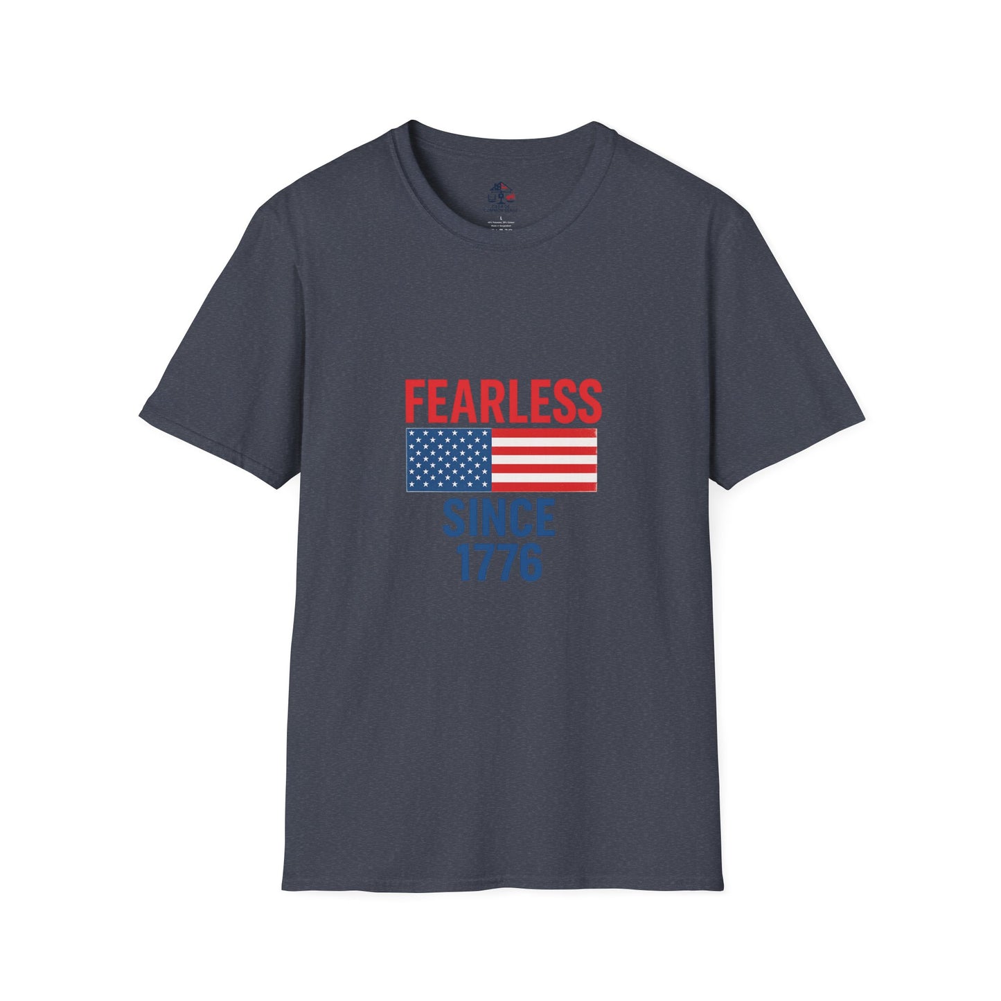 Patriotic Graphic Tee - Fearless Since 1776, Independence Day Shirt, 4th of July Apparel, American Pride T-Shirt, Gifts for Veterans