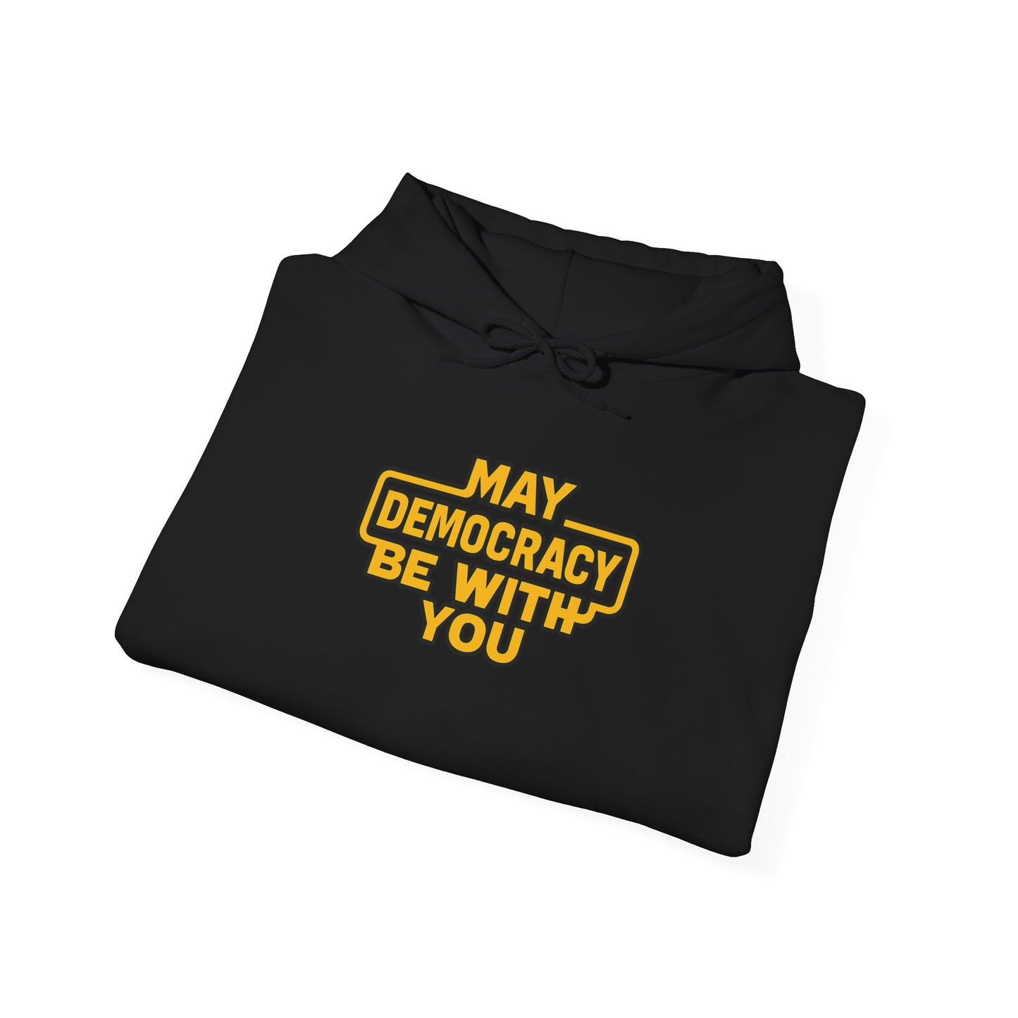 Democracy Themed Hoodie, May Democracy Be With You Sweatshirt, Political Apparel, Activism Gift, Unisex Hooded Sweatshirt, Election [...]
