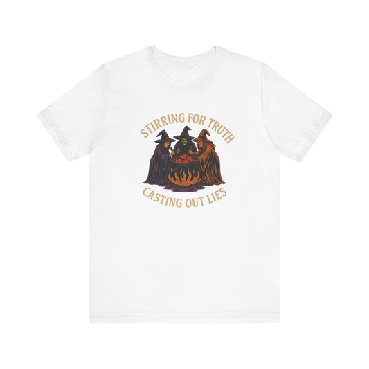 Stirring the Truth T-Shirt – Unisex Graphic Tee, Bold Political Statement Shirt, Everyday Activist Wear, Casual Comfort